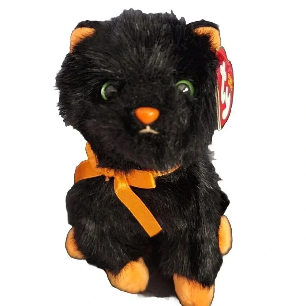 TY JINXY the BLACK CAT BEANIE BABY - MINT with MINT TAG - TY EXCLUSIVE